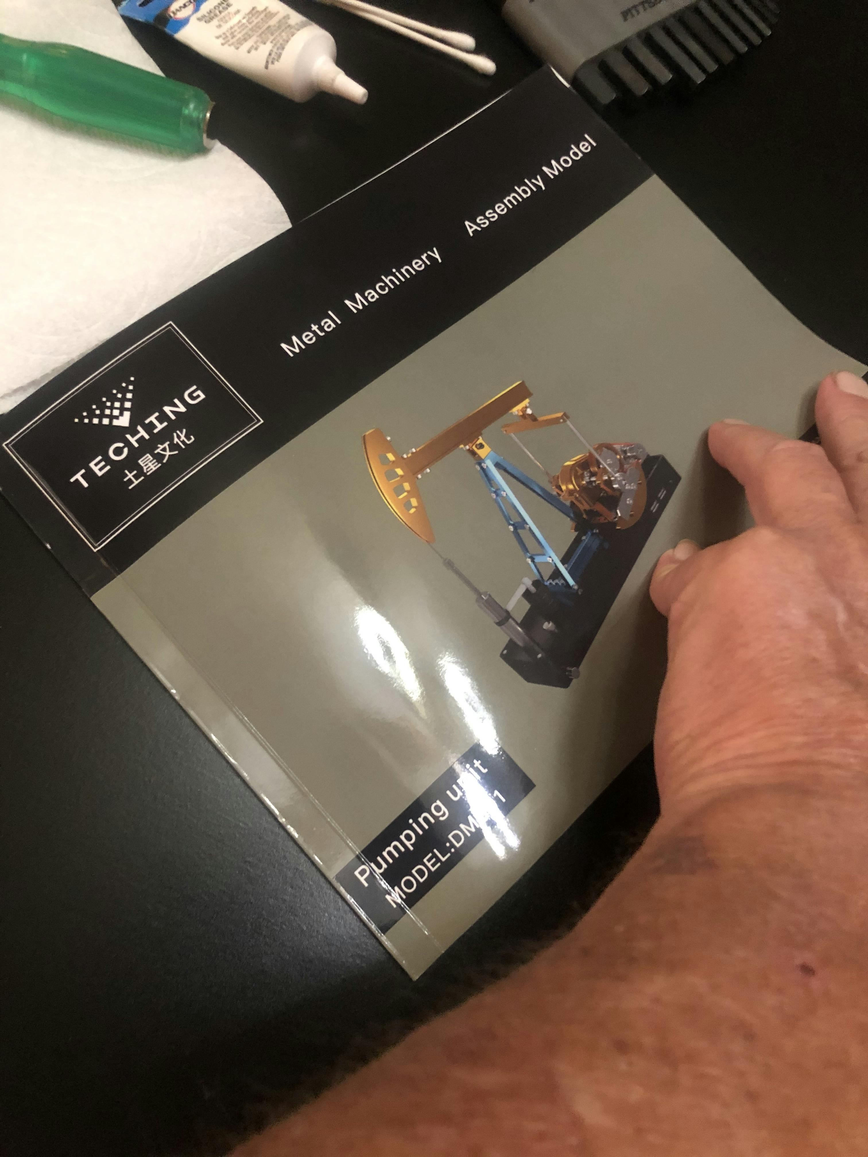 Pumping Unit Model Building Kit: Educational 3D Metal Mechanical Puzzle photo review