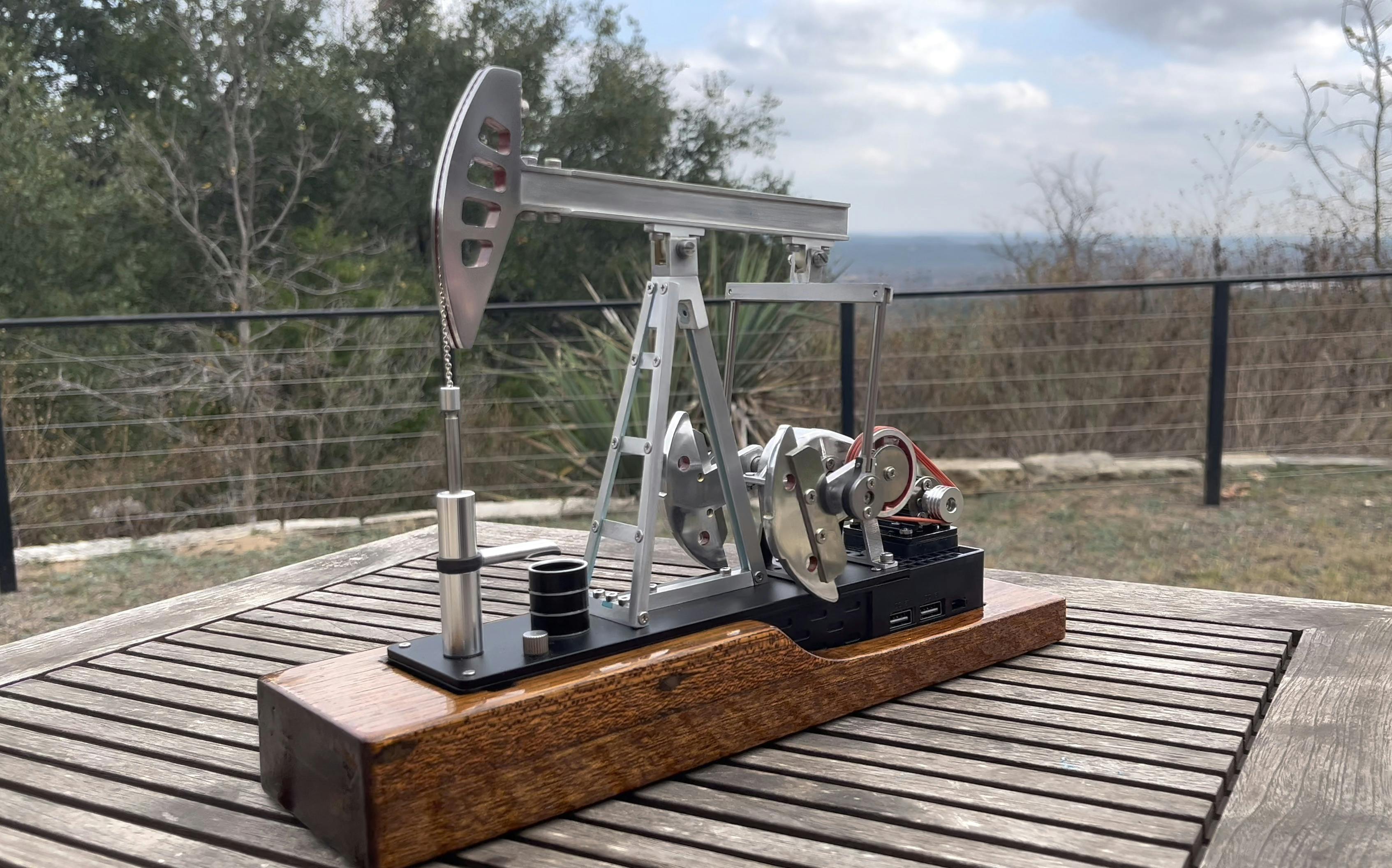 Pumping Unit Model Building Kit: Educational 3D Metal Mechanical Puzzle photo review