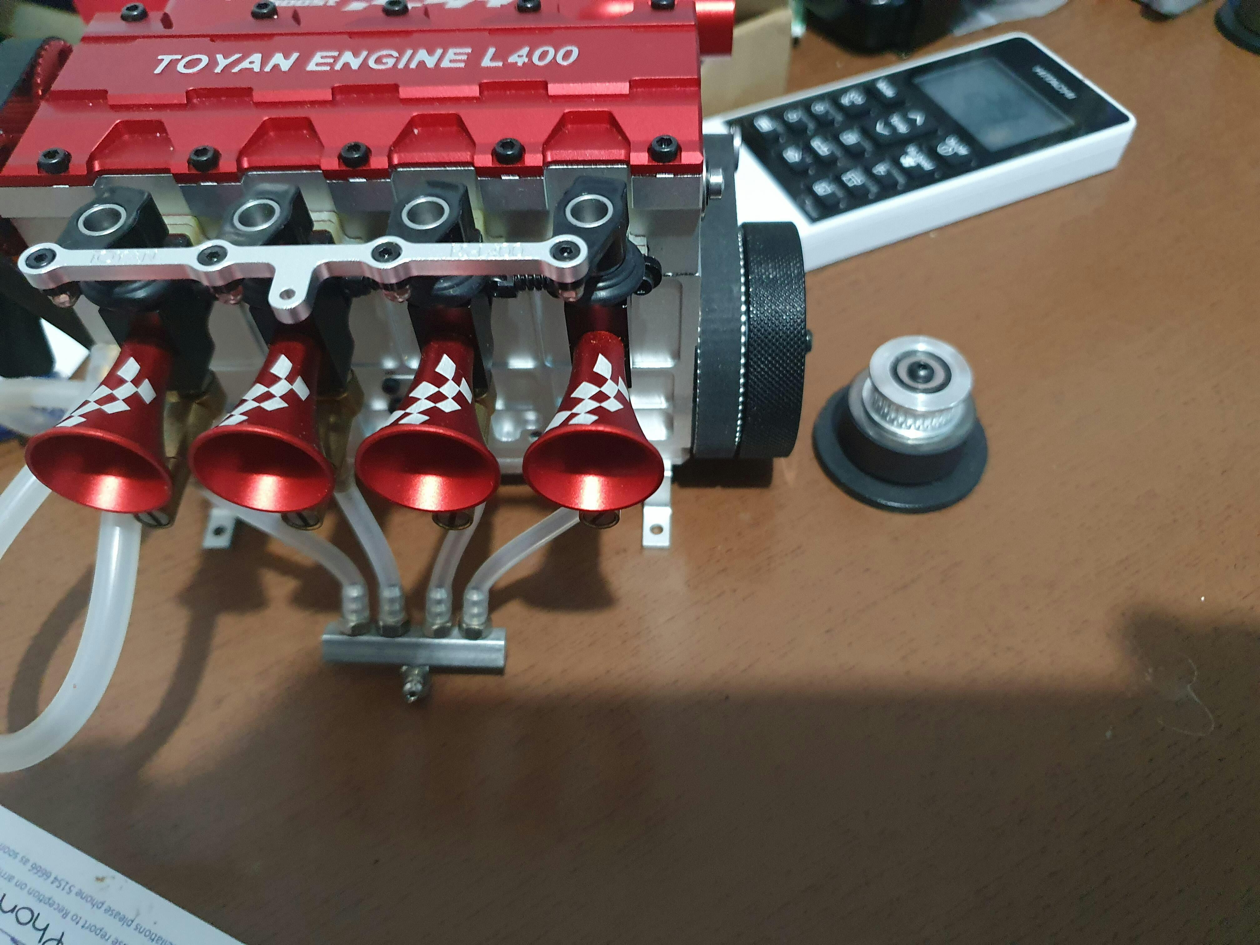 Single Synchronous Pulley Clutch Assembly for RC Boat Models - TOYAN FS-L400 4-Stroke Engine Upgrade photo review