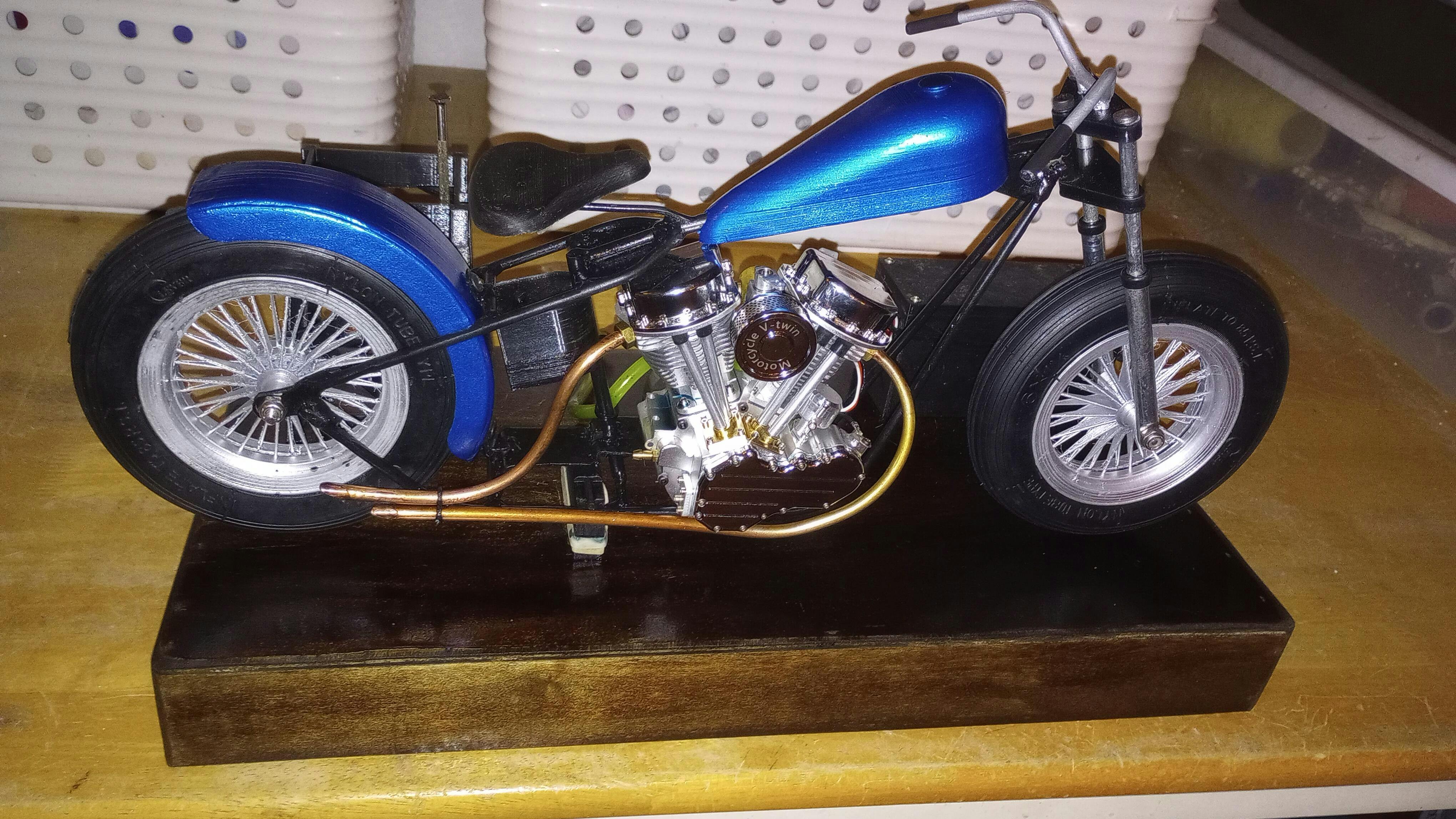 CISON FG-VT9 9cc V2 Engine: V-Twin Dual Cylinder 4-Stroke Air-Cooled Motorcycle Model Engine for RC photo review