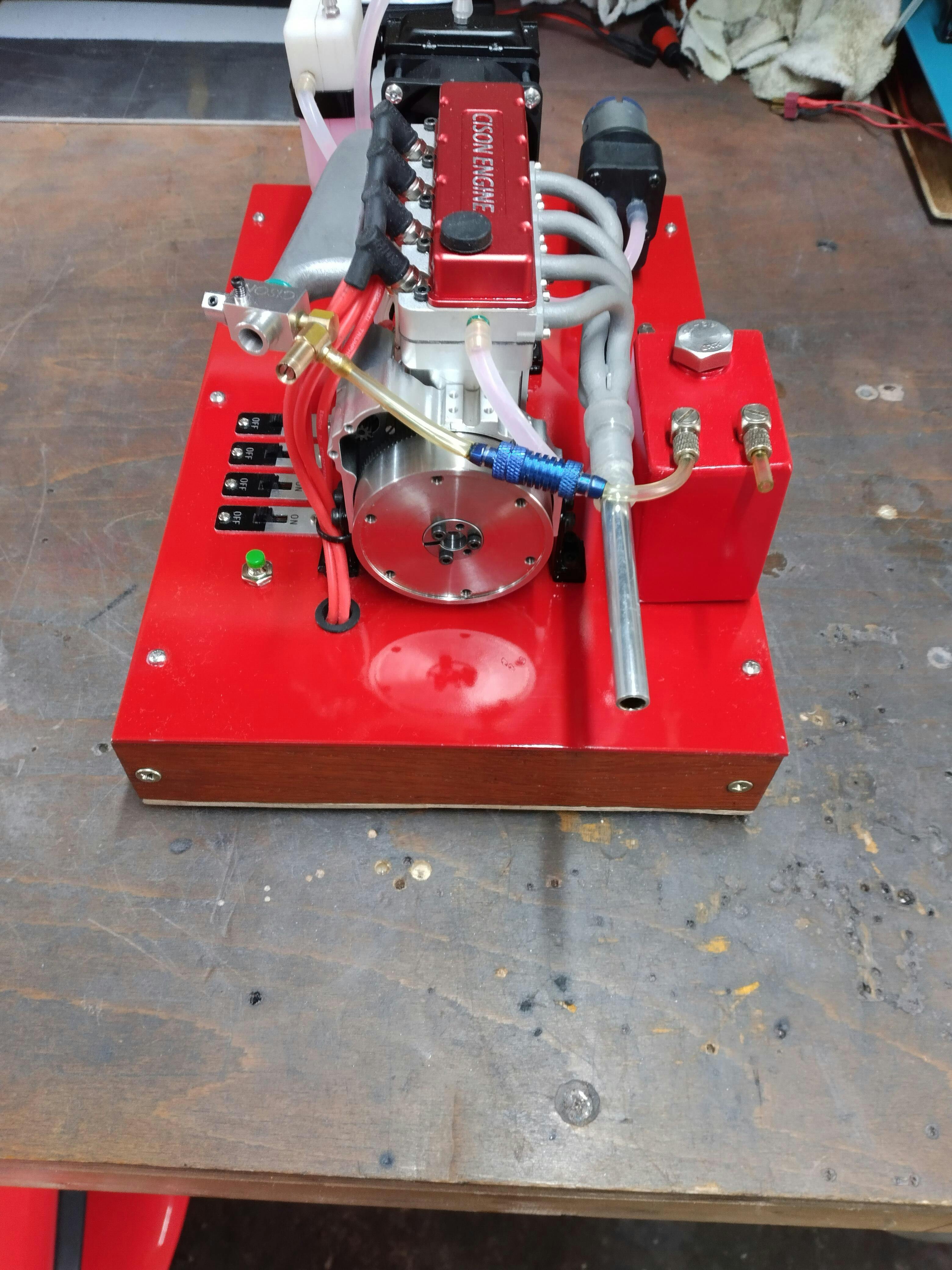 CISON L4-175 17.5cc Mini OHV Inline 4-Cylinder 4-Stroke Water-Cooled Gas Engine Model - Reaching Speeds of Up to 8,000 RPM photo review