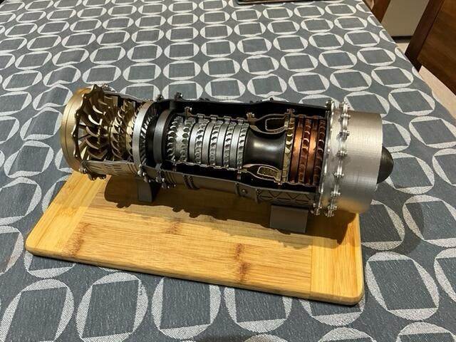 SKYMECH 1/20 Scale Turbofan Engine Model Kit: Build Your Own Functional WS-15 Turbofan Engine with 150+ Parts photo review
