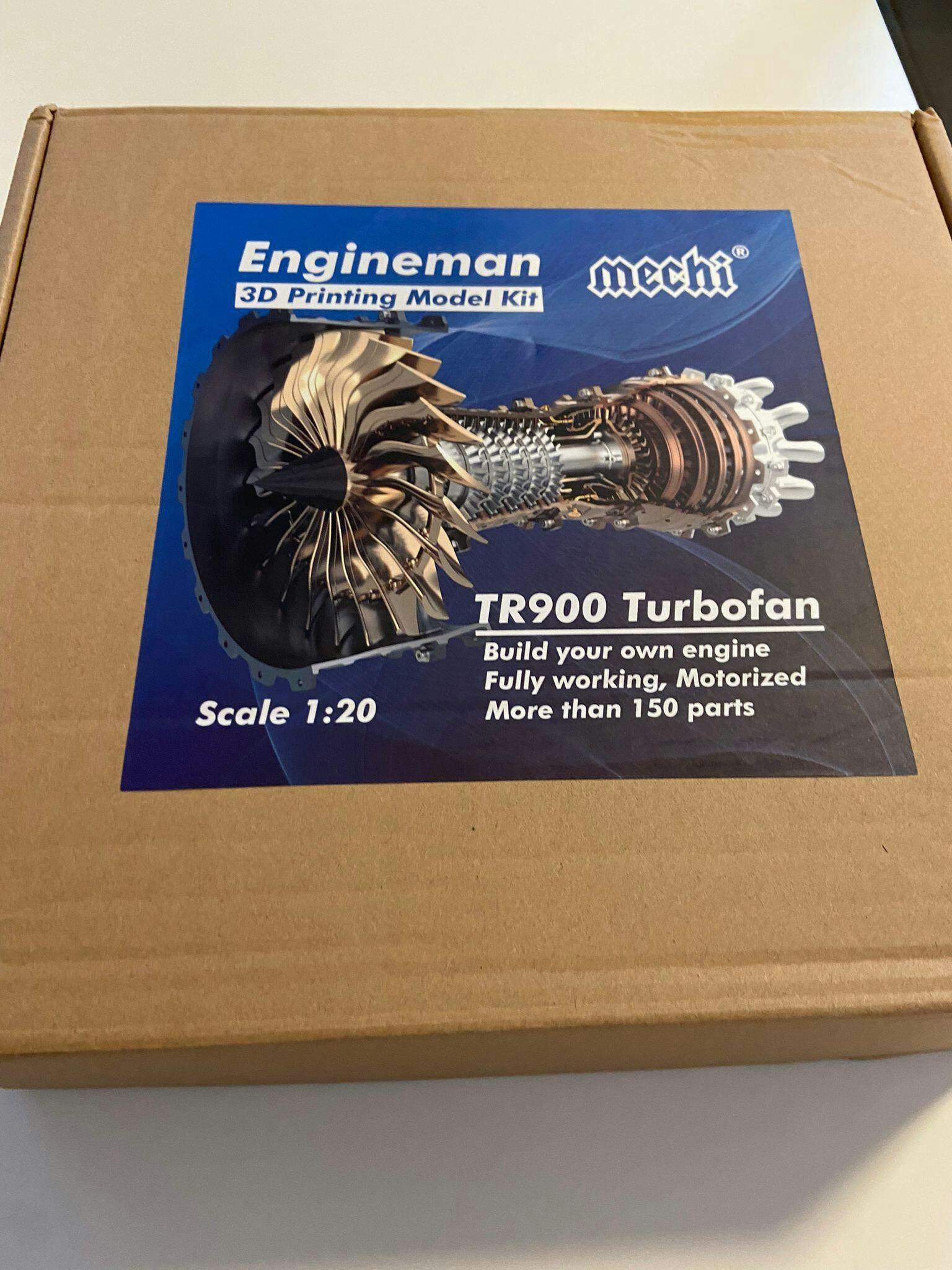 Aircraft Turbofan Engine Model Kit | 1:20 TR900 DIY Aerospace STEM Learning Toy photo review