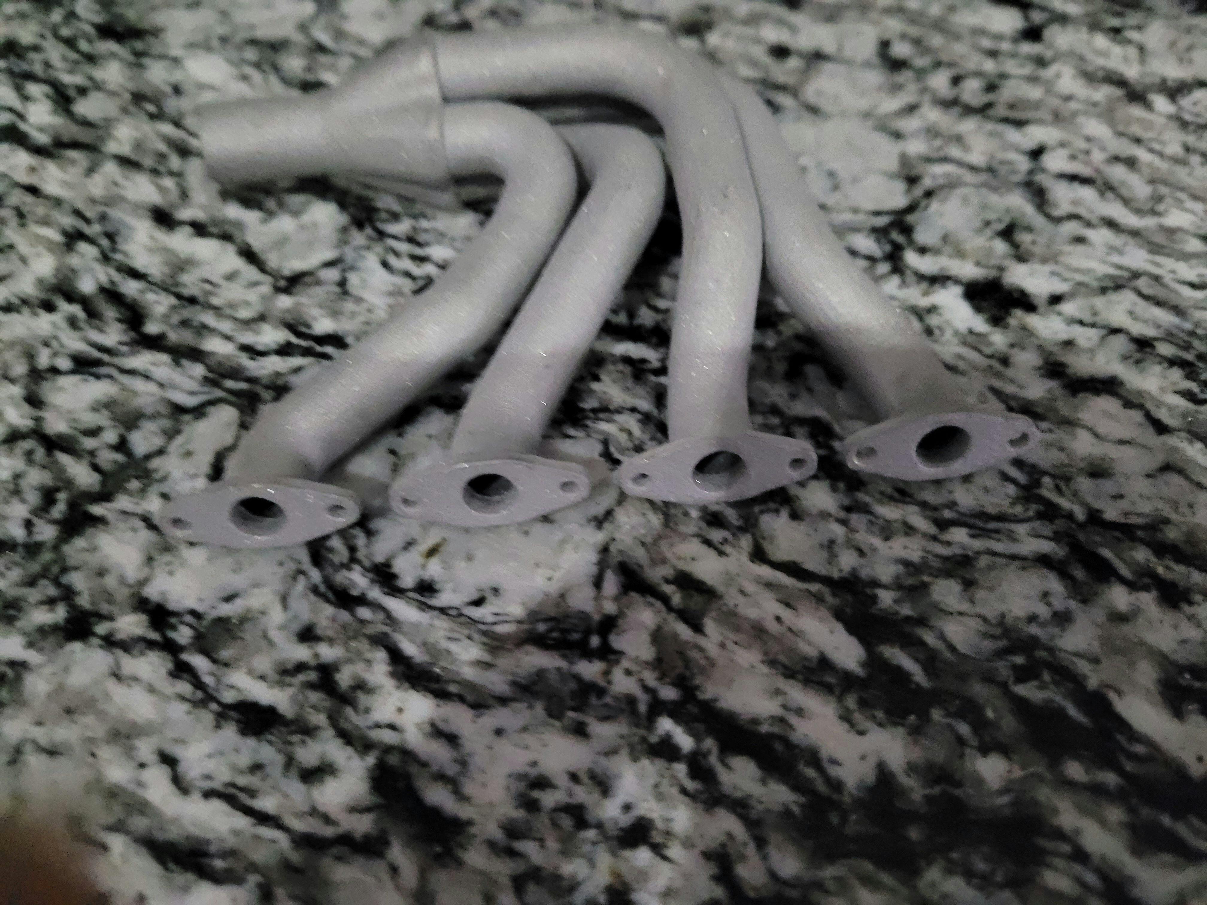 Exhaust & Muffler Pipe for ENJOMOR GS-V8 Engine Model photo review
