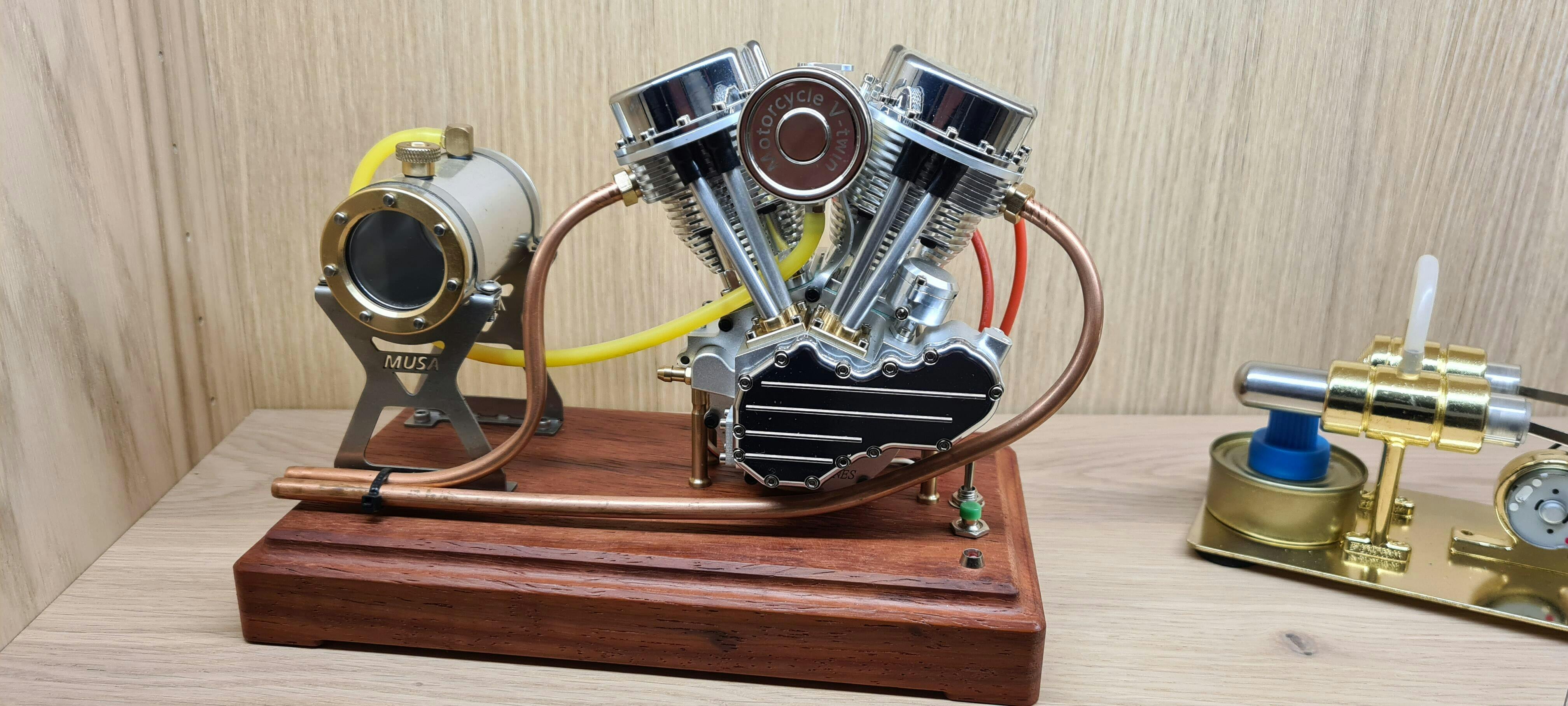 CISON FG-VT9 9cc Gasoline 4-Stroke Air-Cooled V-Twin Engine Upgrade Kit w/ Original Parts photo review