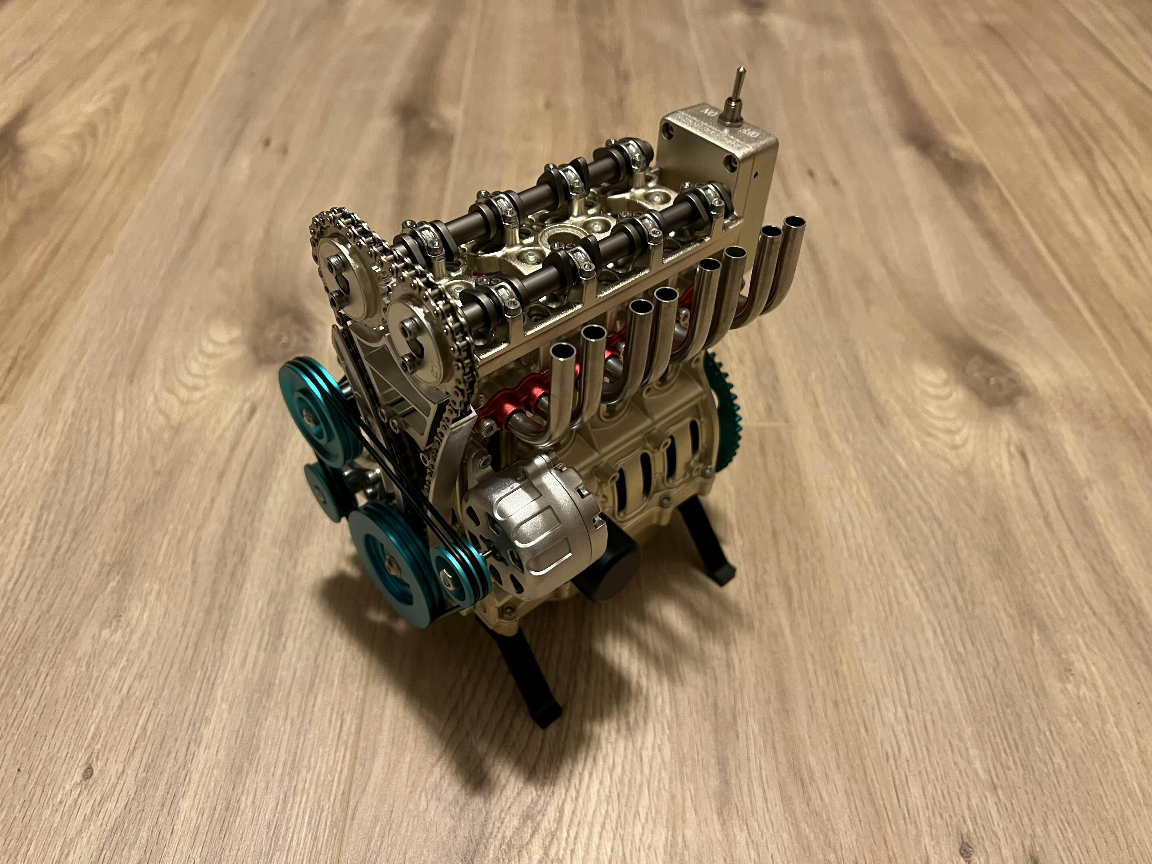 TECHING Full Metal Collector's Aero Engine Model Kit photo review