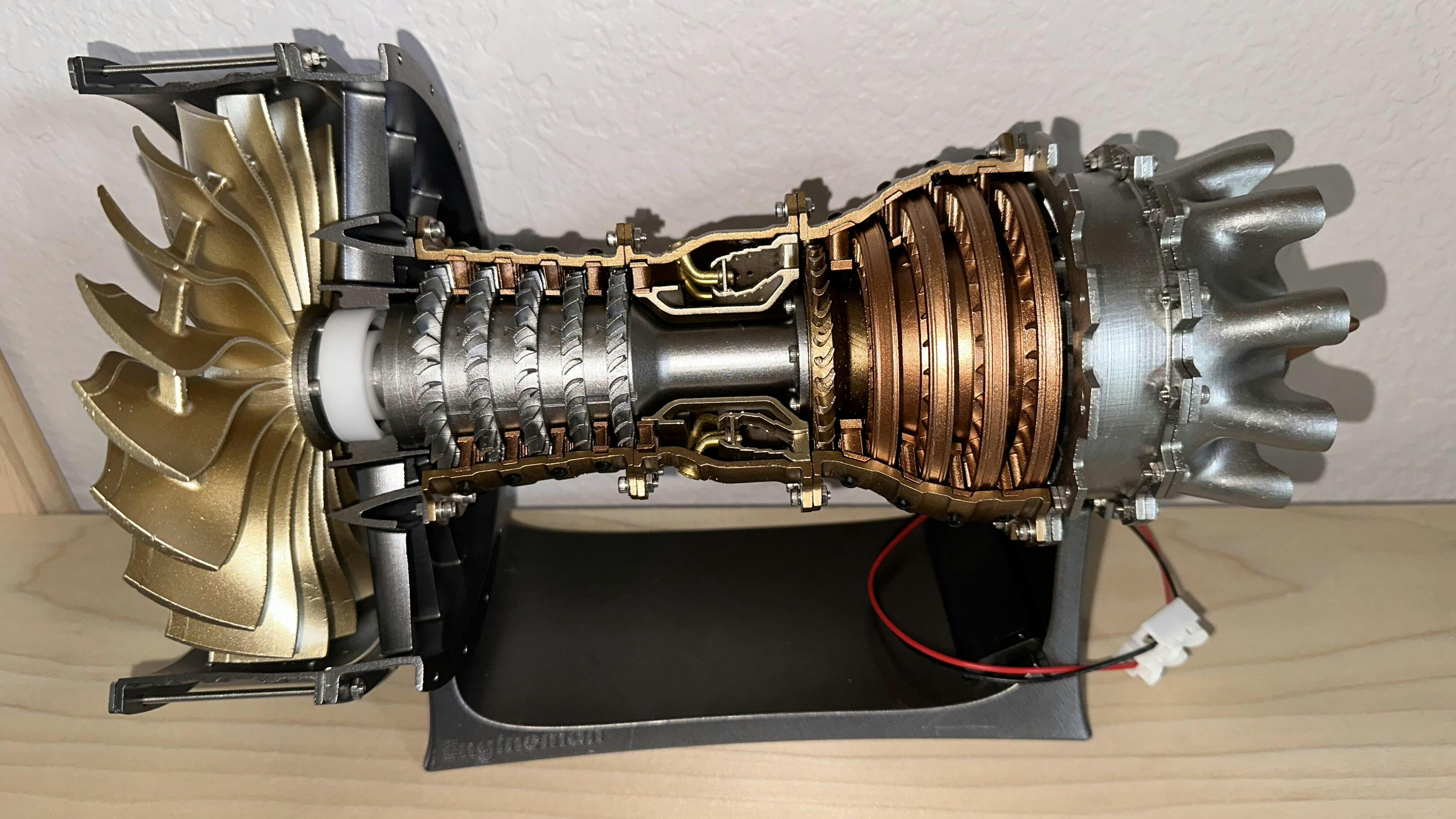 Aircraft Turbofan Engine Model Kit | 1:20 TR900 DIY Aerospace STEM Learning Toy photo review